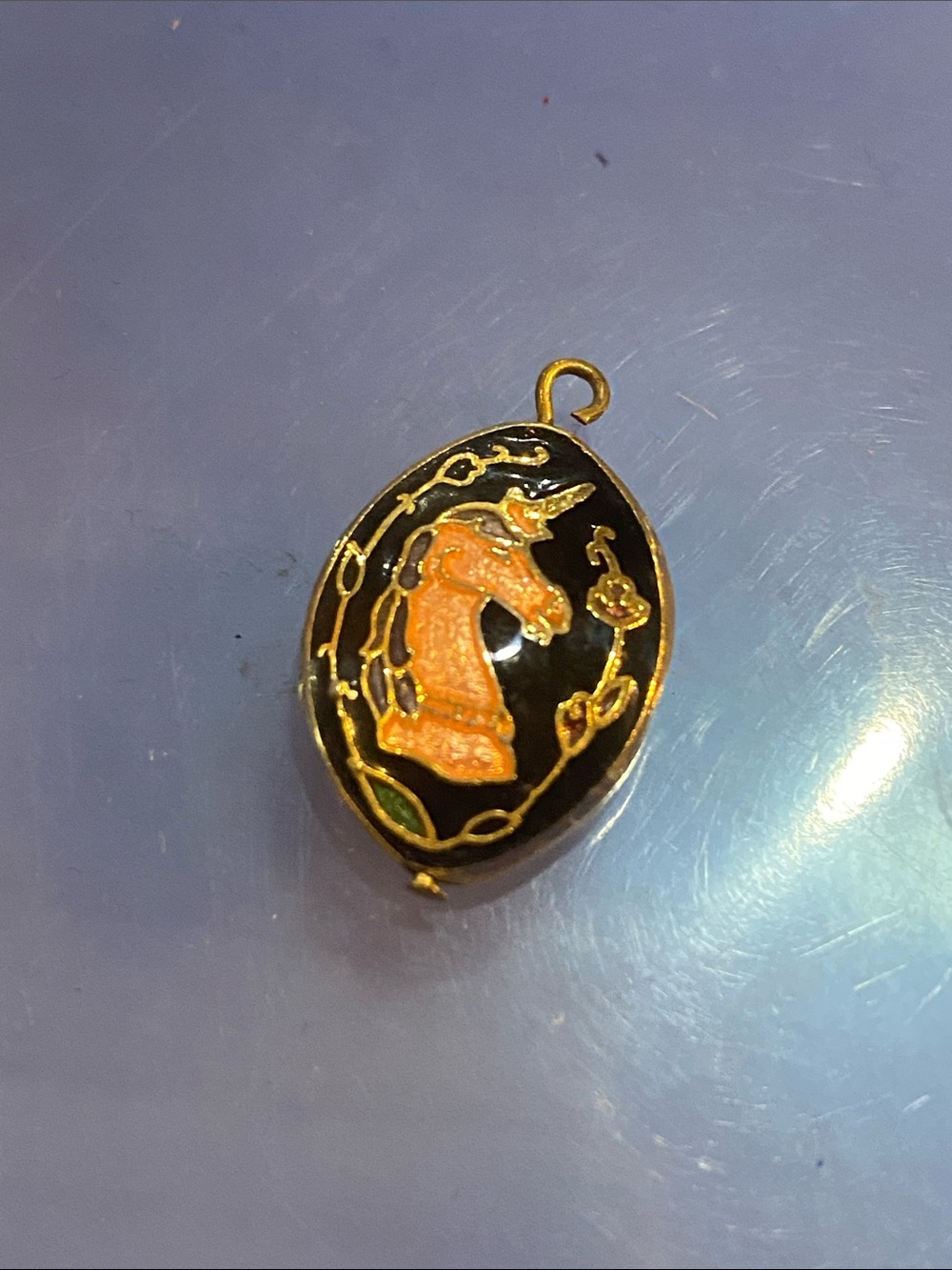 Vintage Unicorn Pendant - Picture 2 of 3